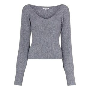 Reformation Hart Cashmere Grey Sweater size S
